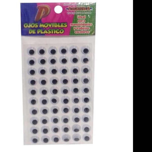 OJITOS MOV. CADH 12MM PASCUA BOLSA C60 PZAS